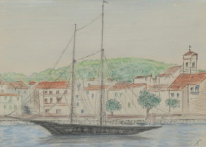 Aquarelle de Démétrios Galanis