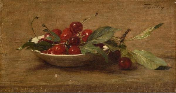 Cerises d'Henri Fantin-Latour