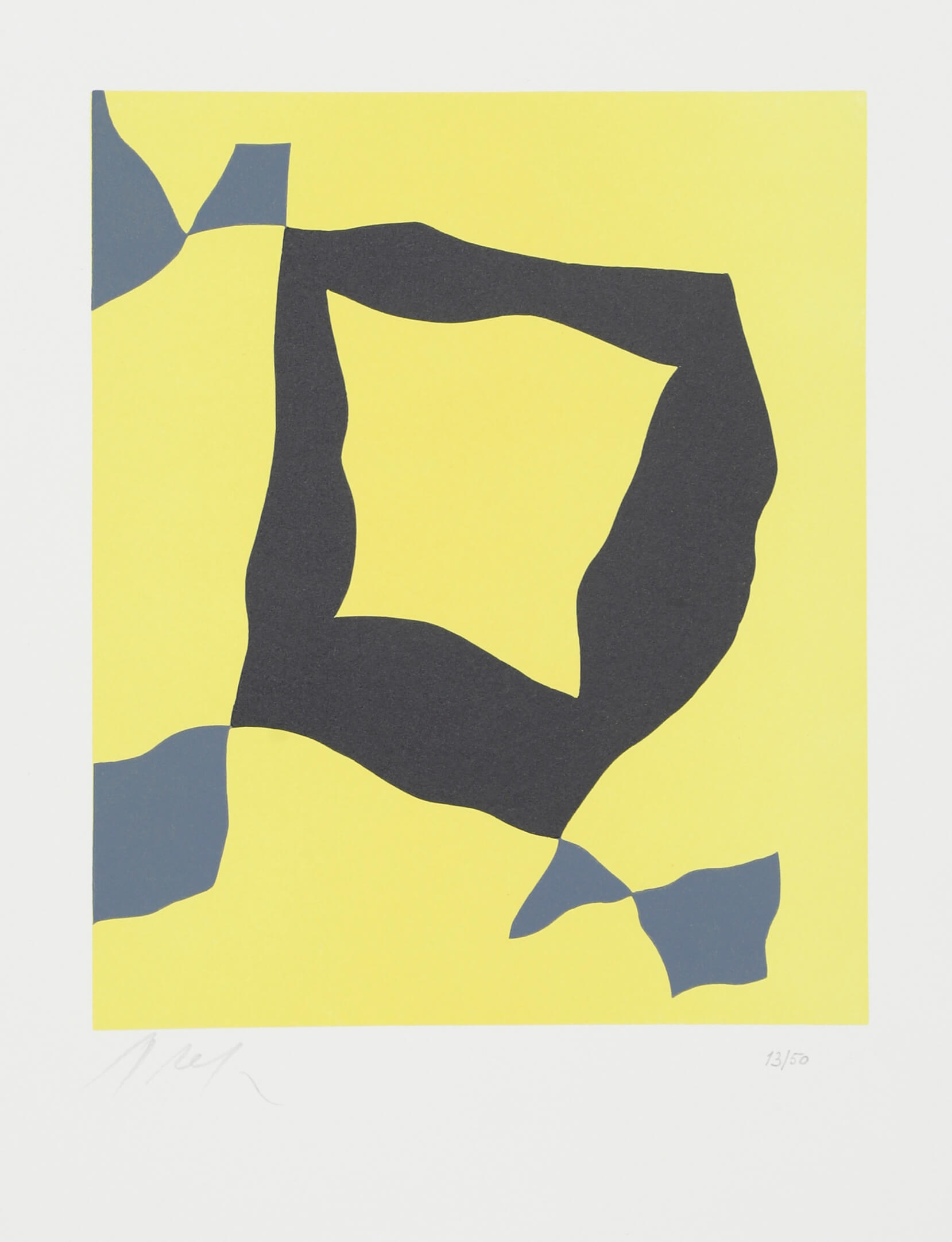 Feuilles - Gravure de Jean Arp