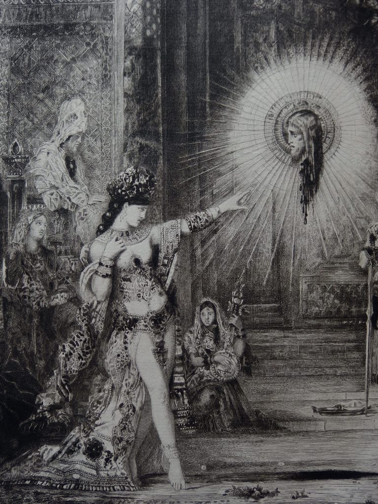 Apparition - Gravure de Gustave Moreau