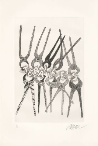 Gravure d'Arman