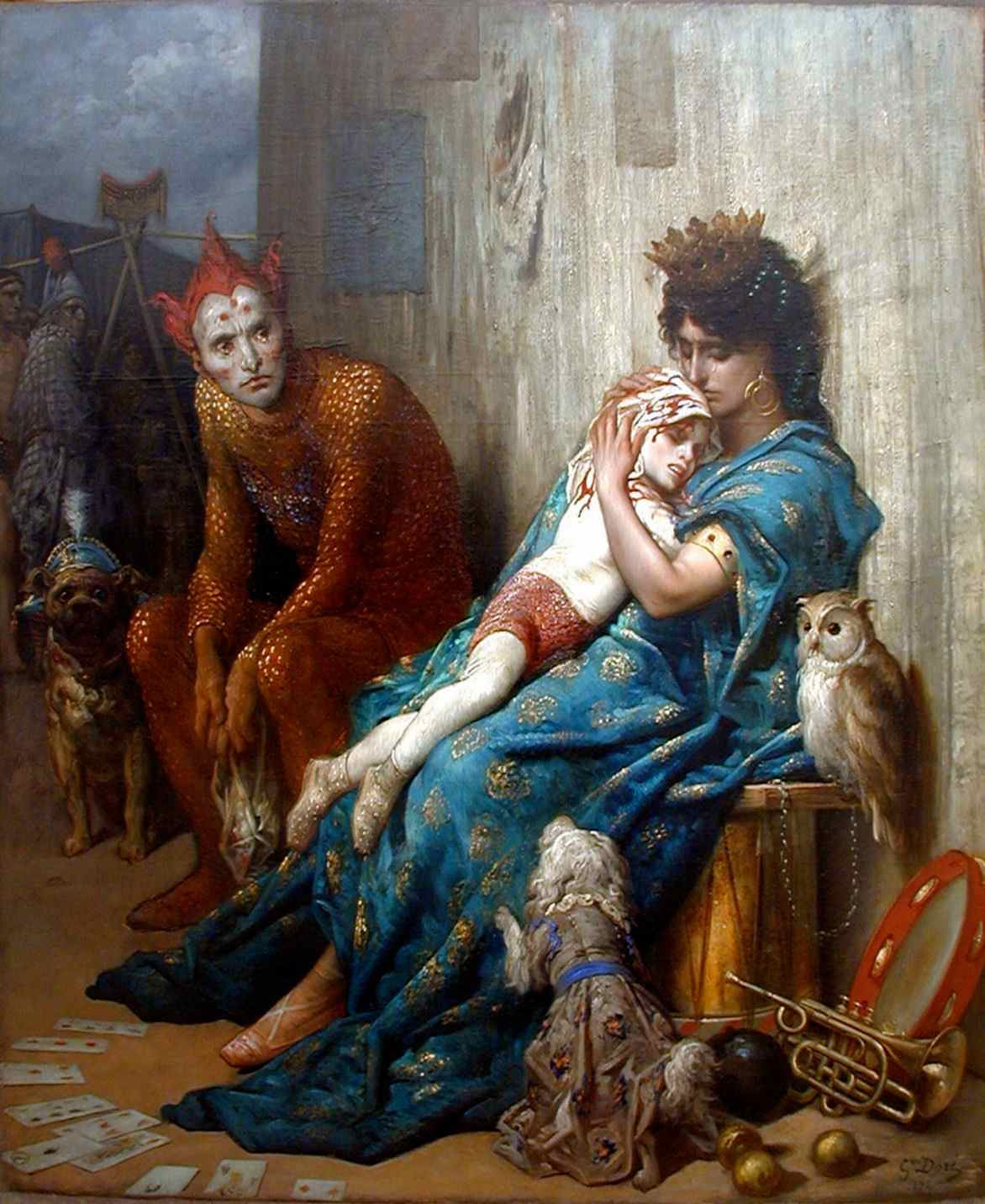 Les Saltimbanques de Gustave Doré