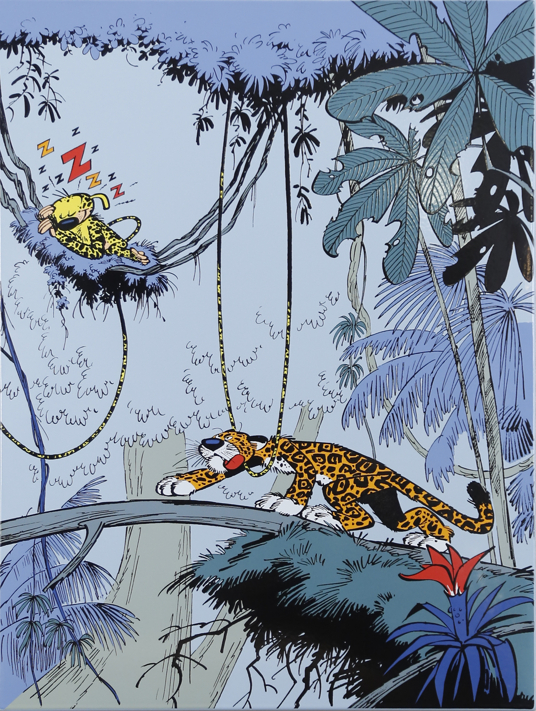 Dessin de Marsupilami d'André Franquin