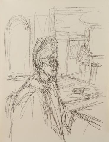 Dessin d'Alberto Giacometti