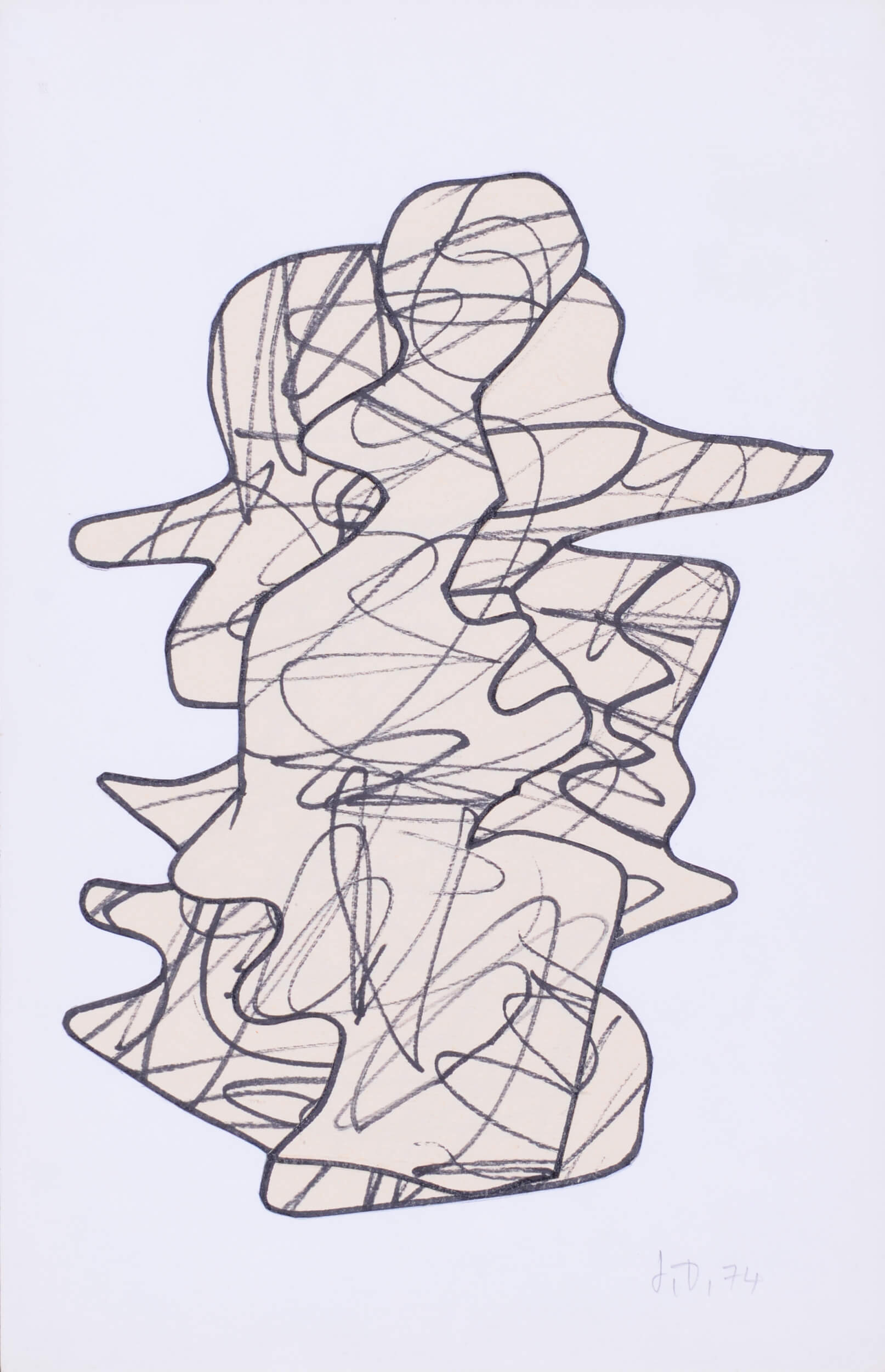 Dessin de Jean Dubuffet