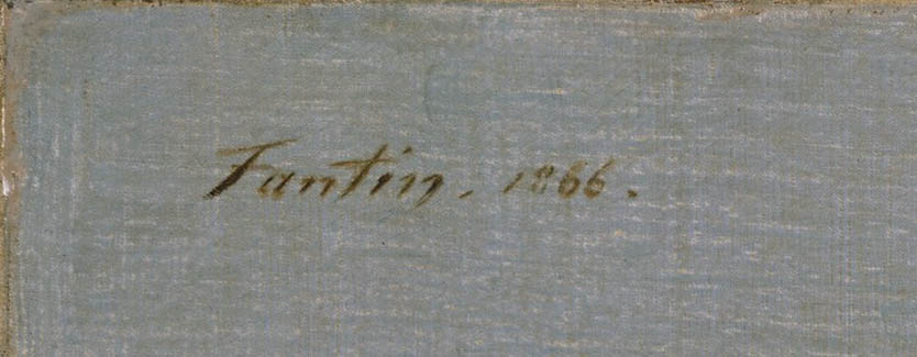 Signature d'Henri Fantin-Latour