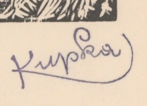 Signature de František Kupka