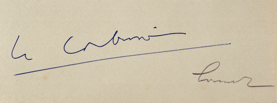 Signature de Le Corbusier