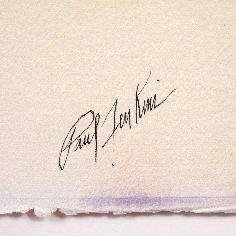 Signature de Paul Jenkins