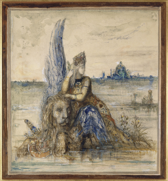 Venise Aquarelle de Gustave Moreau