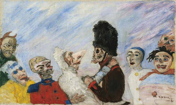 Peinture à l'huile de James Ensor