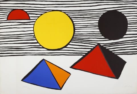 Lithographie d'Alexander Calder