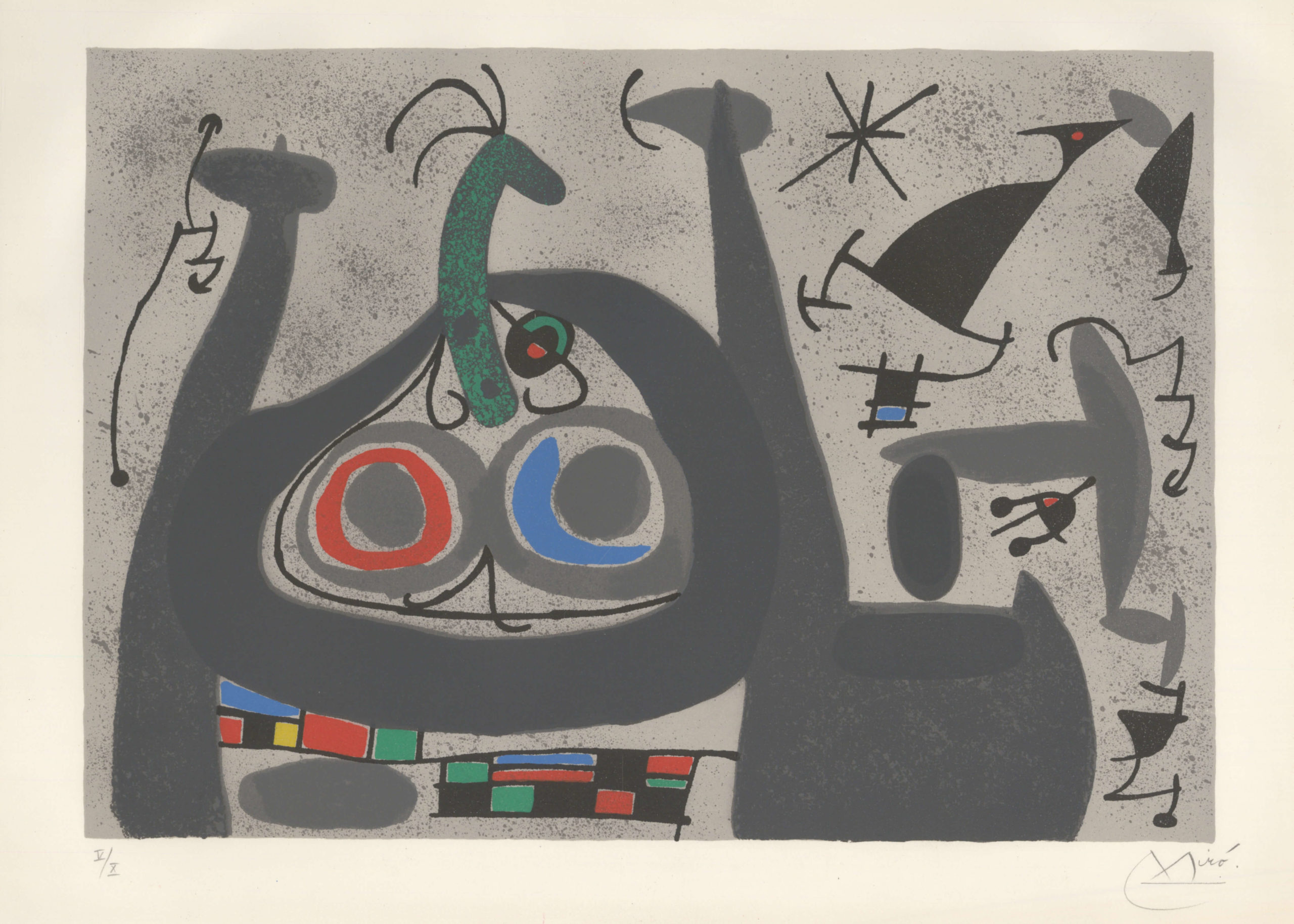 Lithographie de Joan Miró