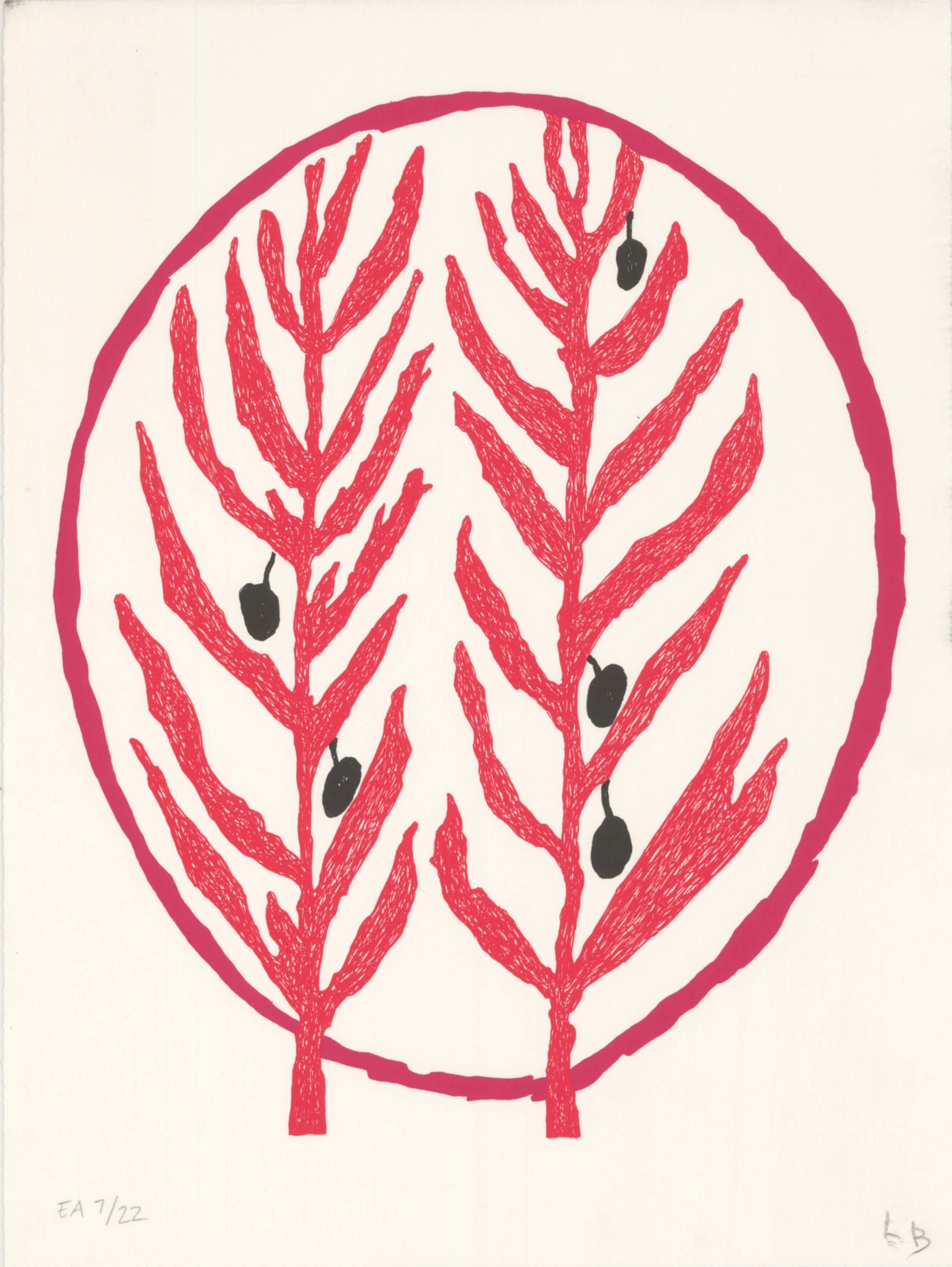 Lithographie de Louise Bourgeois