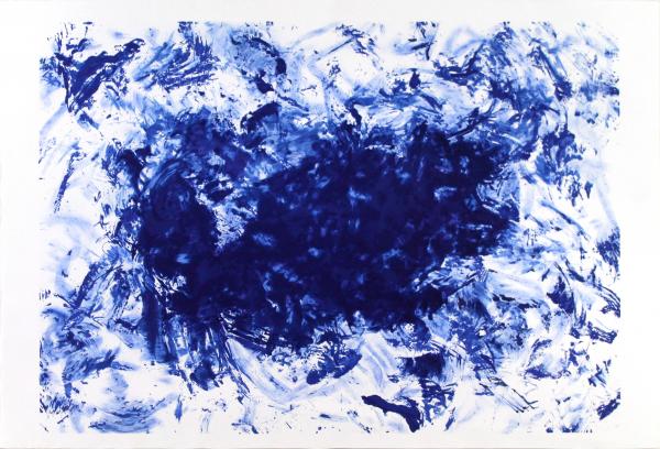 Lithographie d'Yves Klein