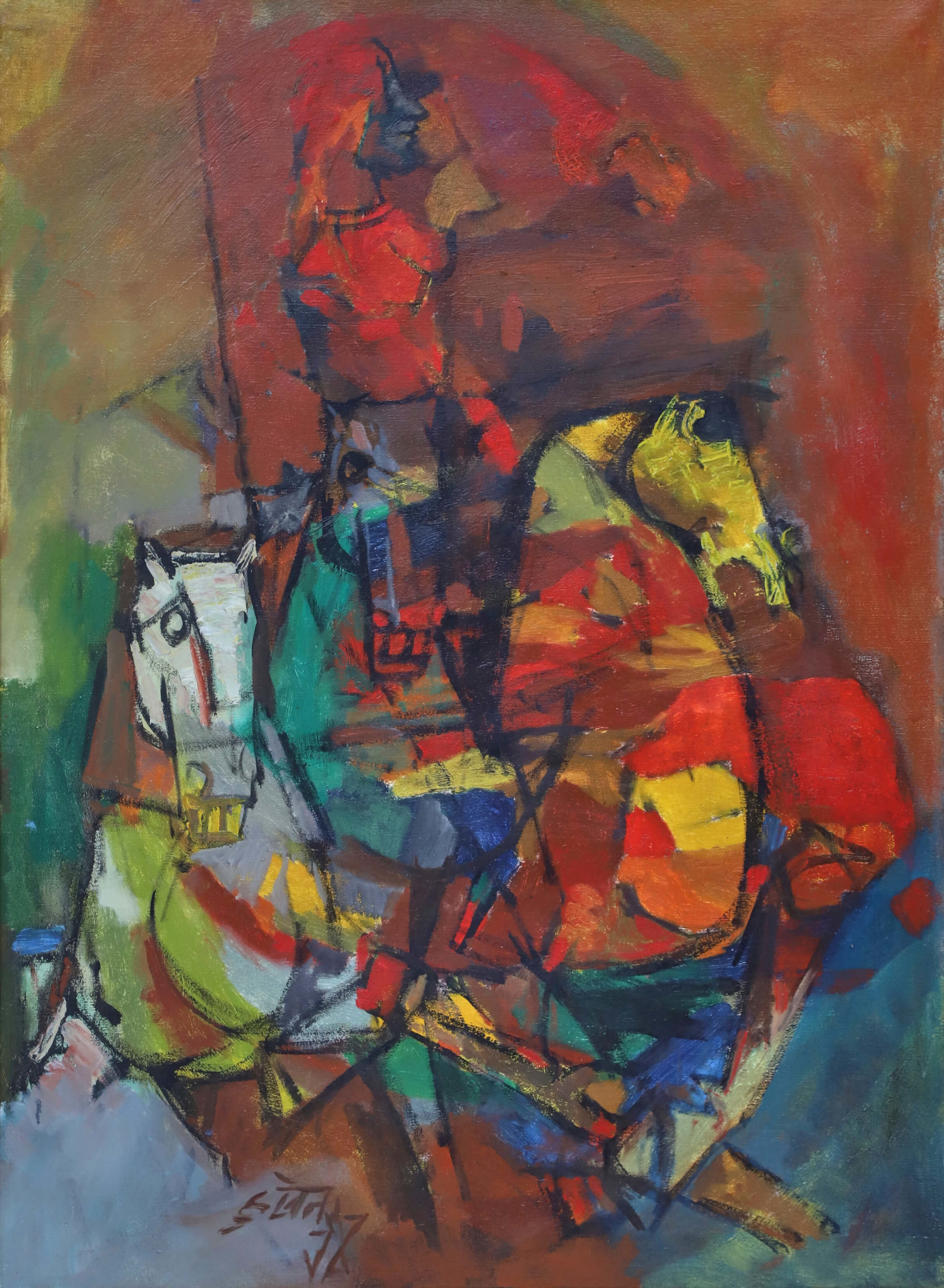 Peinture de Maqbool Fida Husain