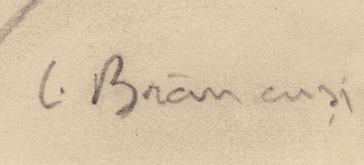 Signature de Constantin Brancusi