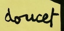 Signature de Jacques Doucet