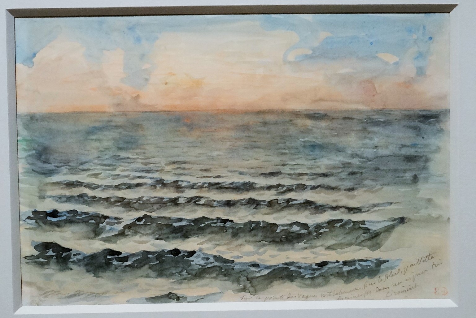 Aquarelle d'Eugène Delacroix
