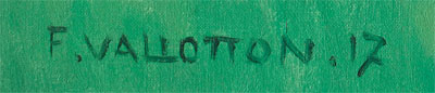 Signature de Félix Vallotton