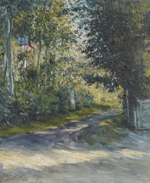 Allée villa de Gustave Caillebotte