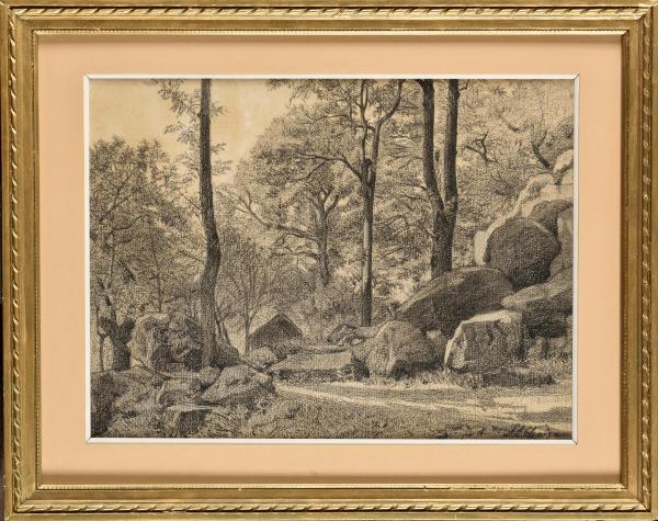 Fusain de Ferdinand Chaigneau