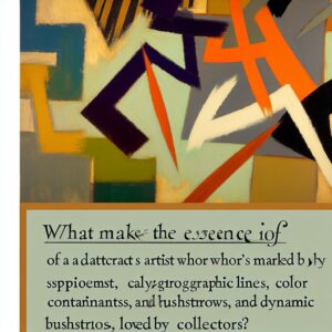 Qu’est-ce qui rend les œuvres d’Hans Hartung si prisées par les collectionneurs ?